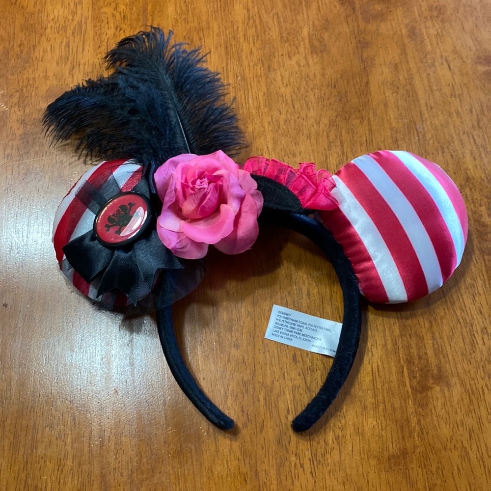 Disney Pirate’s of the Caribbean Minnie Mouse headband